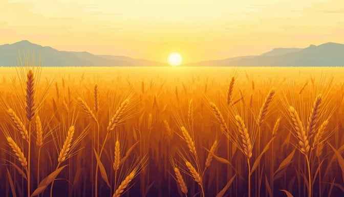 Golden Wheat Sunset Golden Wheat Sunset
