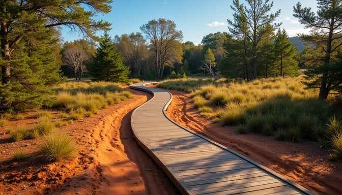 Winding Wilderness Boardwalk Winding Wilderness Boardwalk