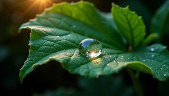 Dewdrop Emerald Lens