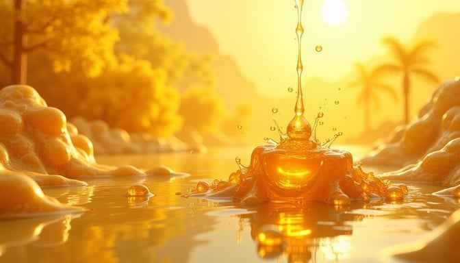Golden Mystic Waters