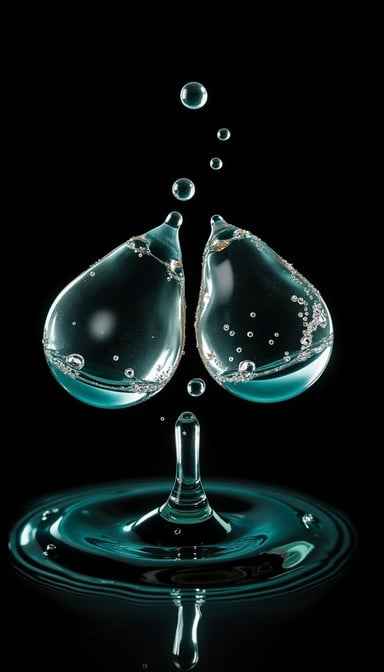 Teal Droplet Dance Teal Droplet Dance