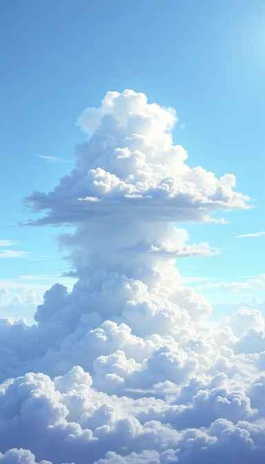 Majestic cloud tower