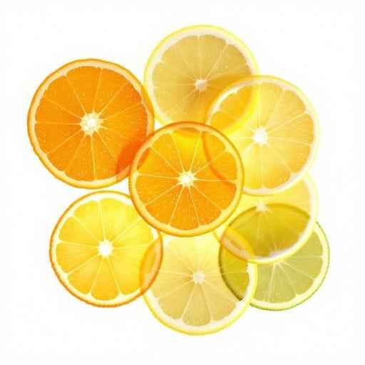 Glowing Citrus Circles Glowing Citrus Circles