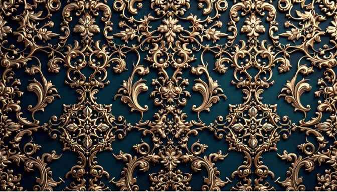 Gilded Baroque Pattern