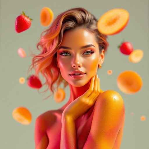 Fruity Digital Portrait