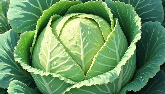 Fresh Green Cabbage
