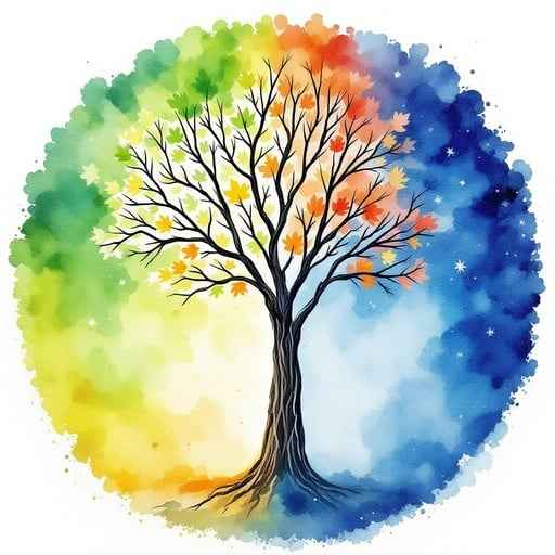 Seasons Tree Circle