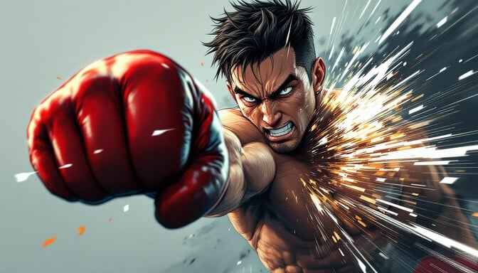 Explosive Boxing Punch