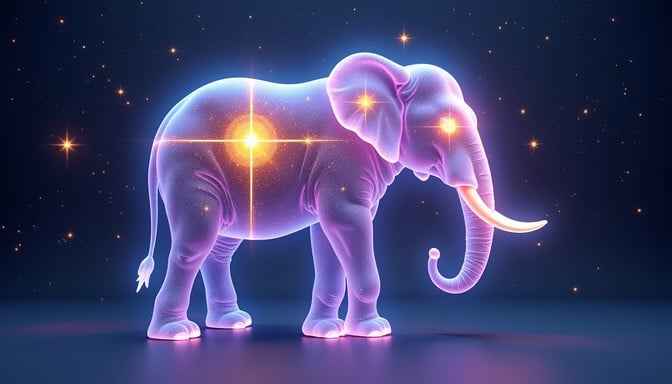 Luminous Sacred Elephant Luminous Sacred Elephant