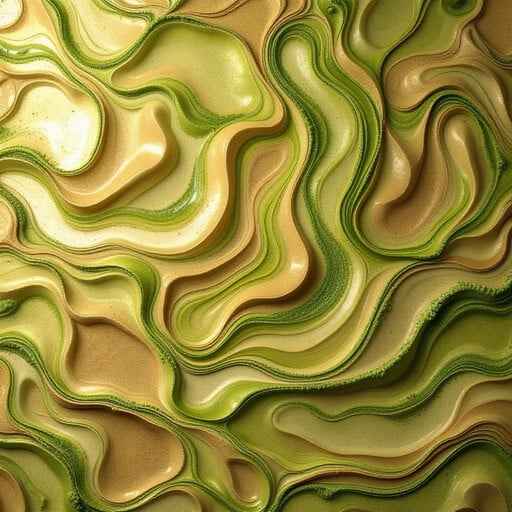 Swirling Green Waves Swirling Green Waves