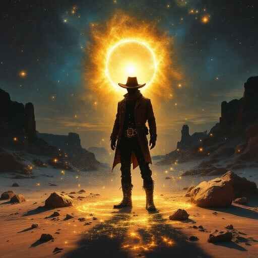 Cosmic Desert Wanderer