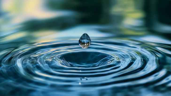 Elegant water drop Elegant water drop