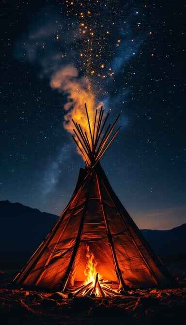 Starry Night Campfire