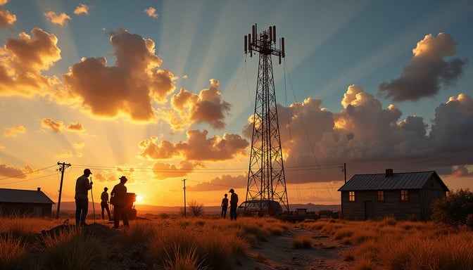 Sunset Tower Silhouettes