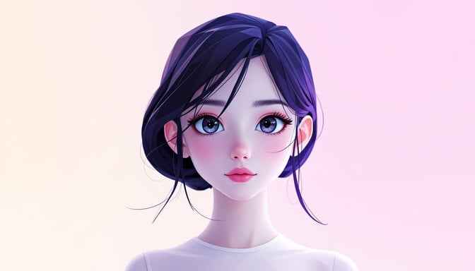Purple Gradient Beauty Purple Gradient Beauty