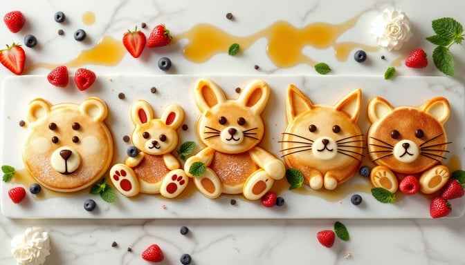 Cute Animal Pancakes Cute Animal Pancakes