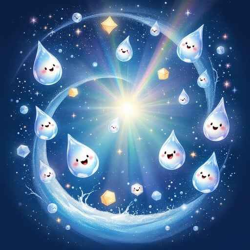Dancing Water Drops
