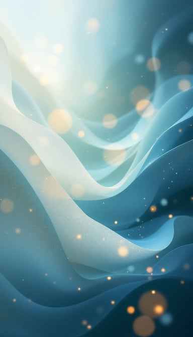 Ethereal Blue Waves