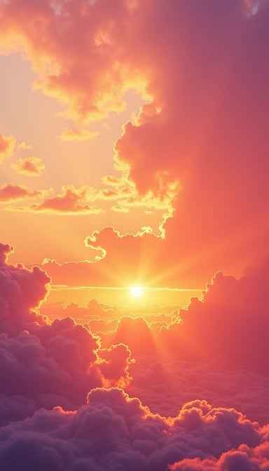 Radiant Golden Sunset