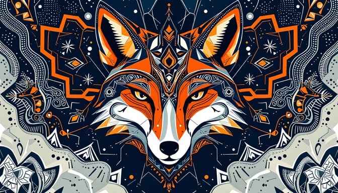 Geometric Fox Spirit
