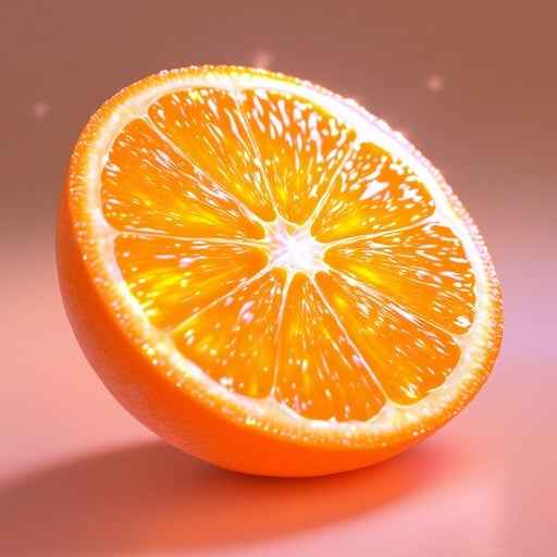 Glowing Orange Slice