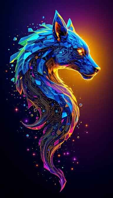 Neon Wolf Spirit Neon Wolf Spirit
