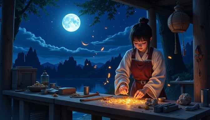 Moonlit Crafting Magic