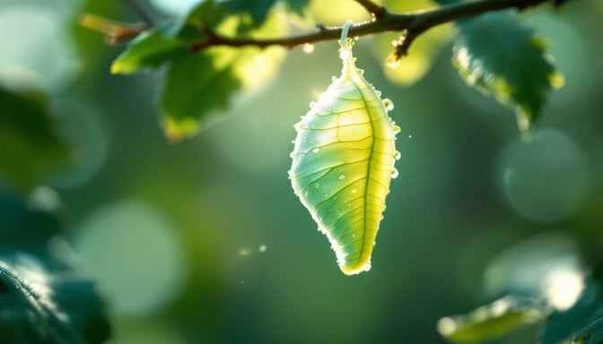 Luminous Chrysalis Glowing