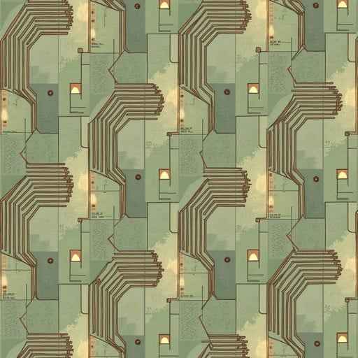 Vintage Circuit Pattern Vintage Circuit Pattern