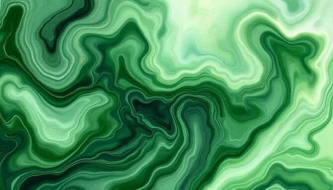 Swirling Emerald Marble