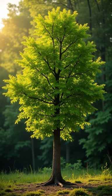 Sunlit Forest Guardian