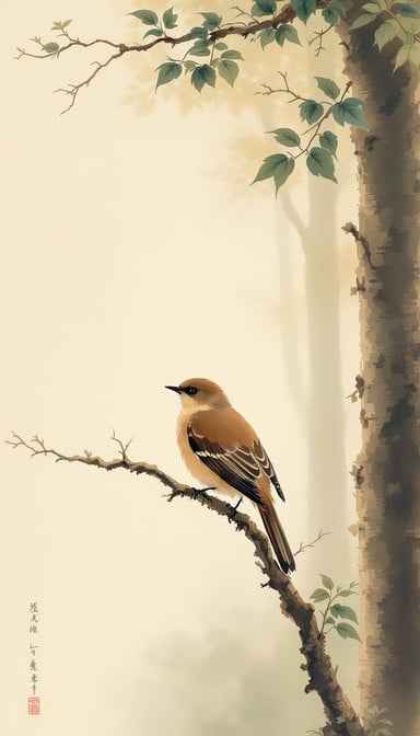 Peaceful Bird Perch Peaceful Bird Perch