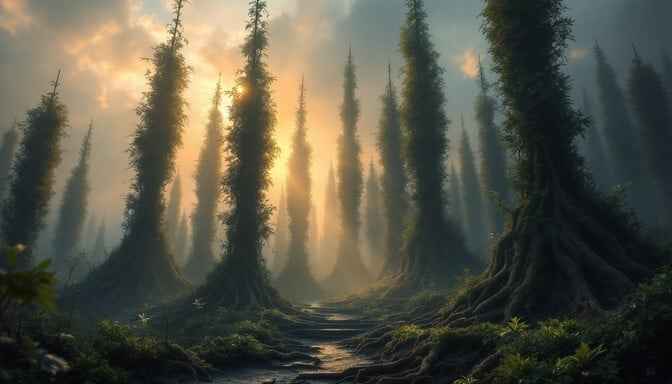 Mystical Forest Cathedral