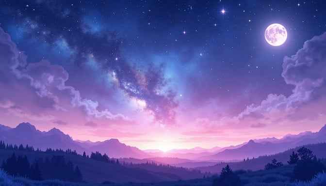 Magical Starry Dreamscape Magical Starry Dreamscape