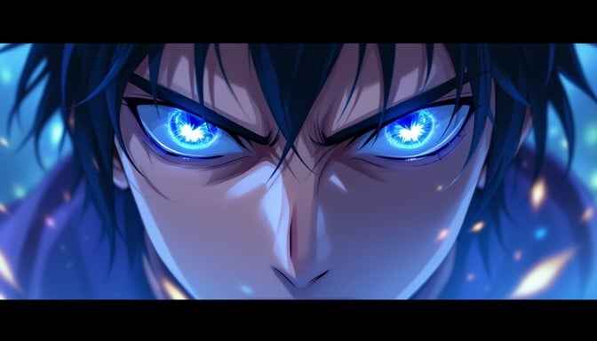 Glowing Blue Eyes Glowing Blue Eyes
