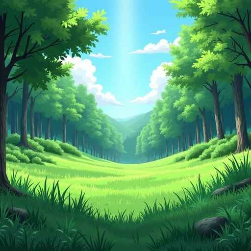 Serene Forest Clearing Serene Forest Clearing