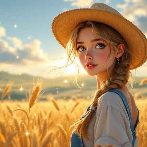 Golden Harvest Portrait Golden Harvest Portrait