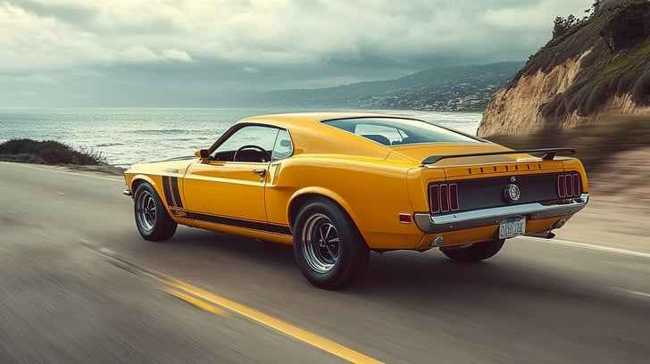 Vintage Mustang Cruising Vintage Mustang Cruising