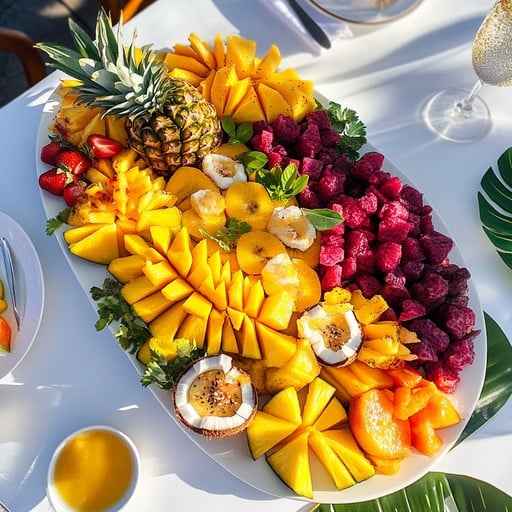 Colorful Fruit Platter