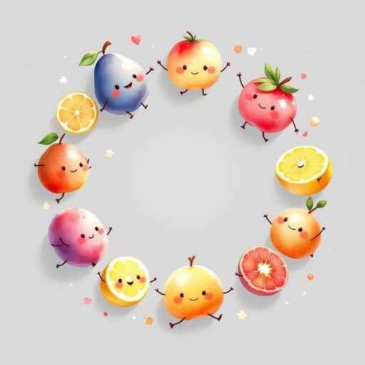 Dancing Fruit Friends