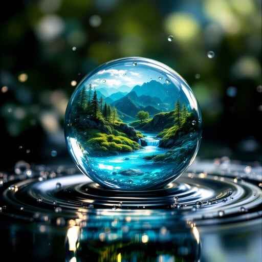 Crystalline Nature Sphere