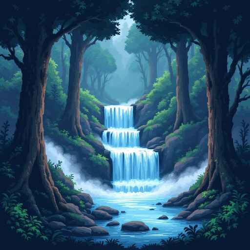 Mystical Forest Waterfall Mystical Forest Waterfall