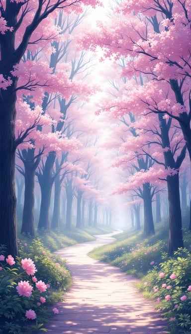 Cherry Blossom Path Cherry Blossom Path