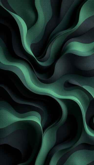 Undulating Emerald Waves Undulating Emerald Waves