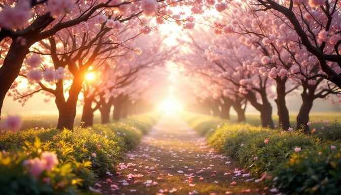 Magical Blossom Path Magical Blossom Path