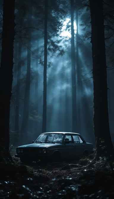 Moonlit Forest Car Moonlit Forest Car