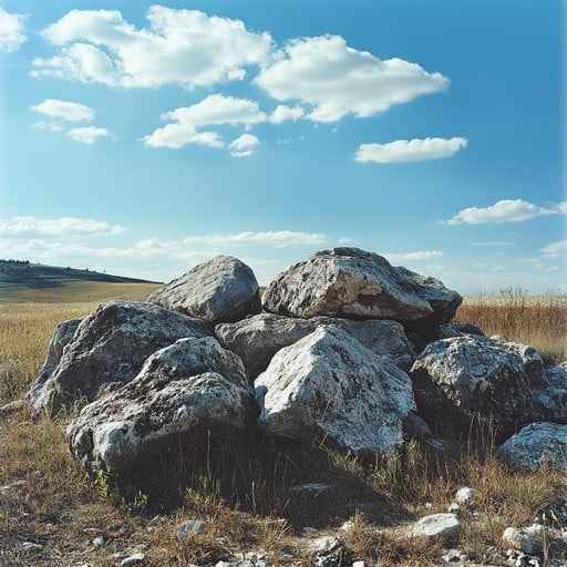 Rocky rural landscape