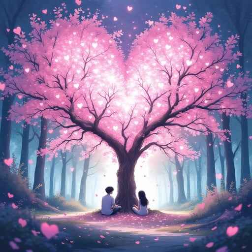 Enchanted Blossom Heart