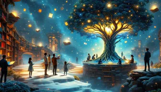 Luminous Wisdom Tree