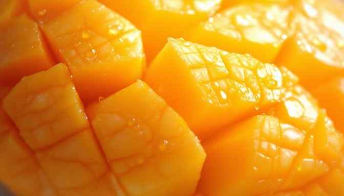 Juicy Mango Close-up